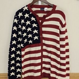 Cherokee Stars and Stripes Cardigan